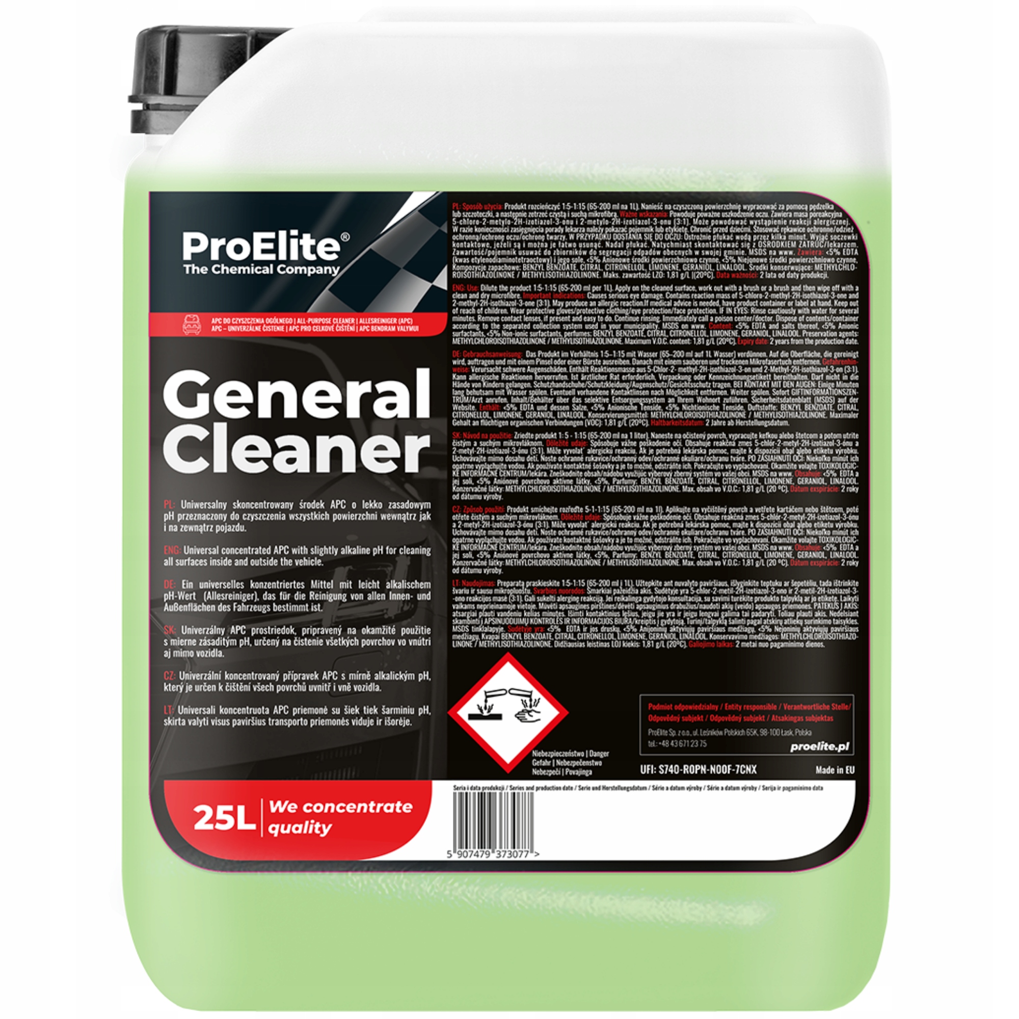 ProElite General Cleaner srodek czyszczacy APC 25L