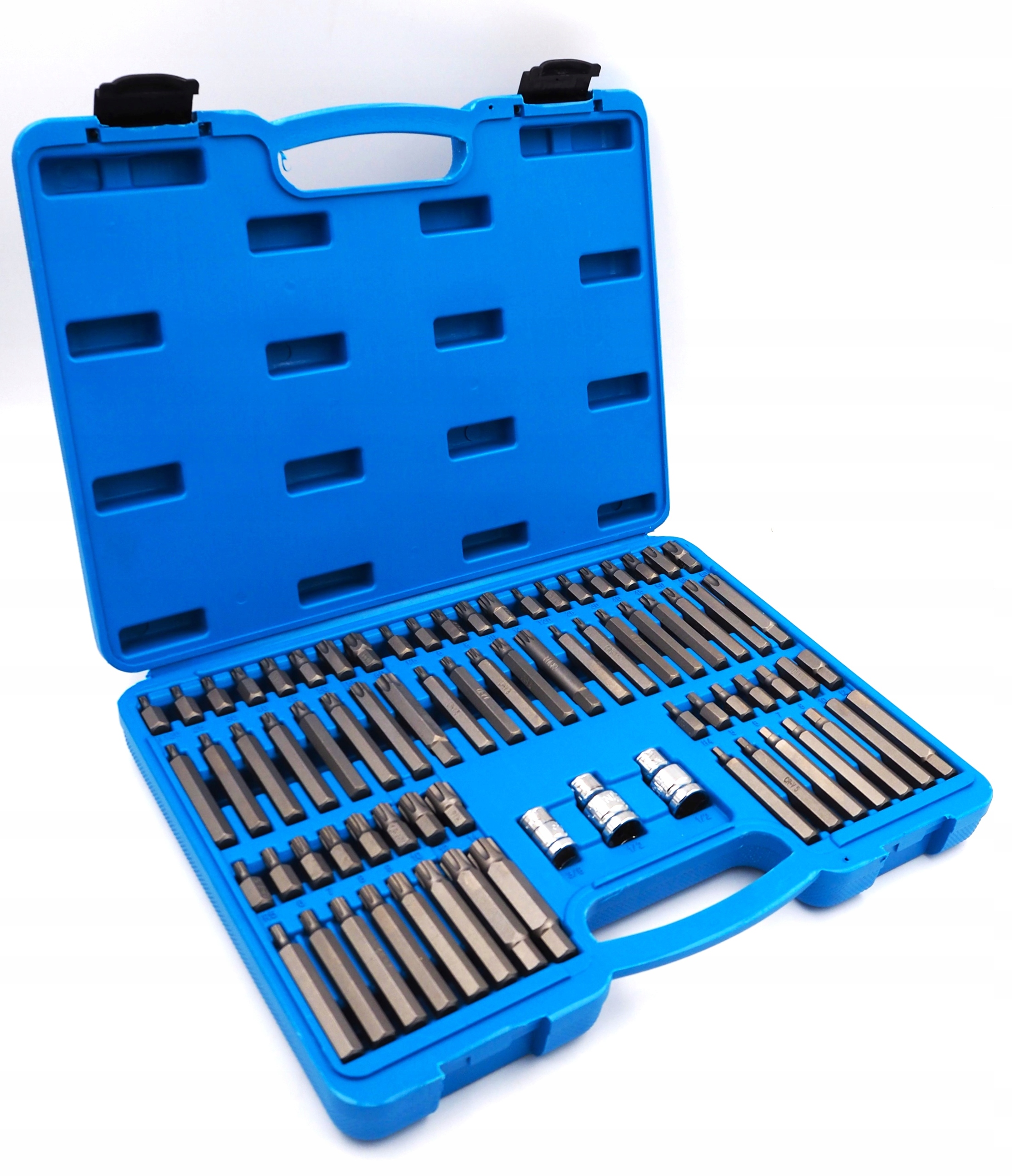 ZESTAW BITÓW KOŃCÓWEK TORX IMBUS HEX WALIZKA 75el