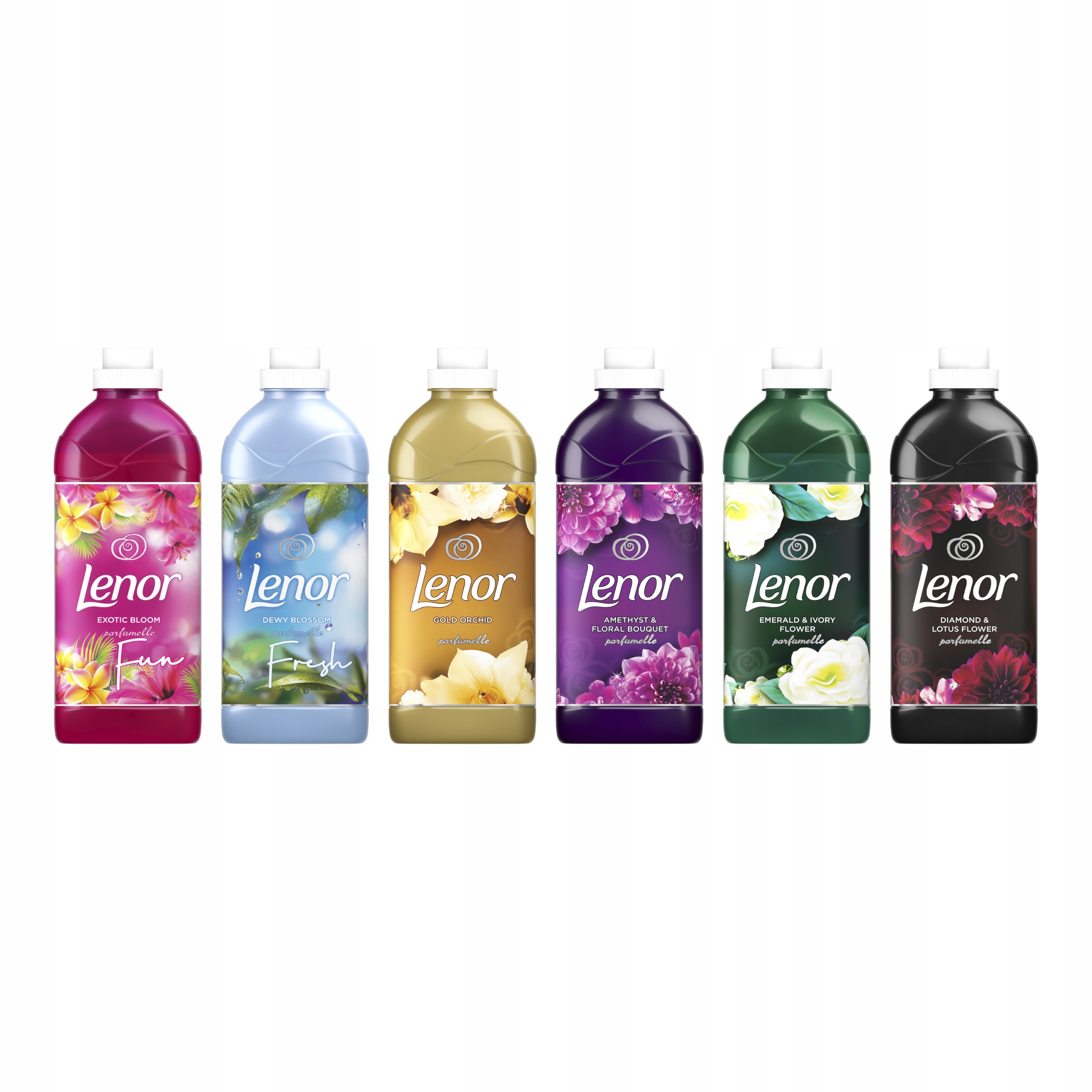 Levně Lenor tekutá aviváž Parfumelle sada 6 x 1420 ml