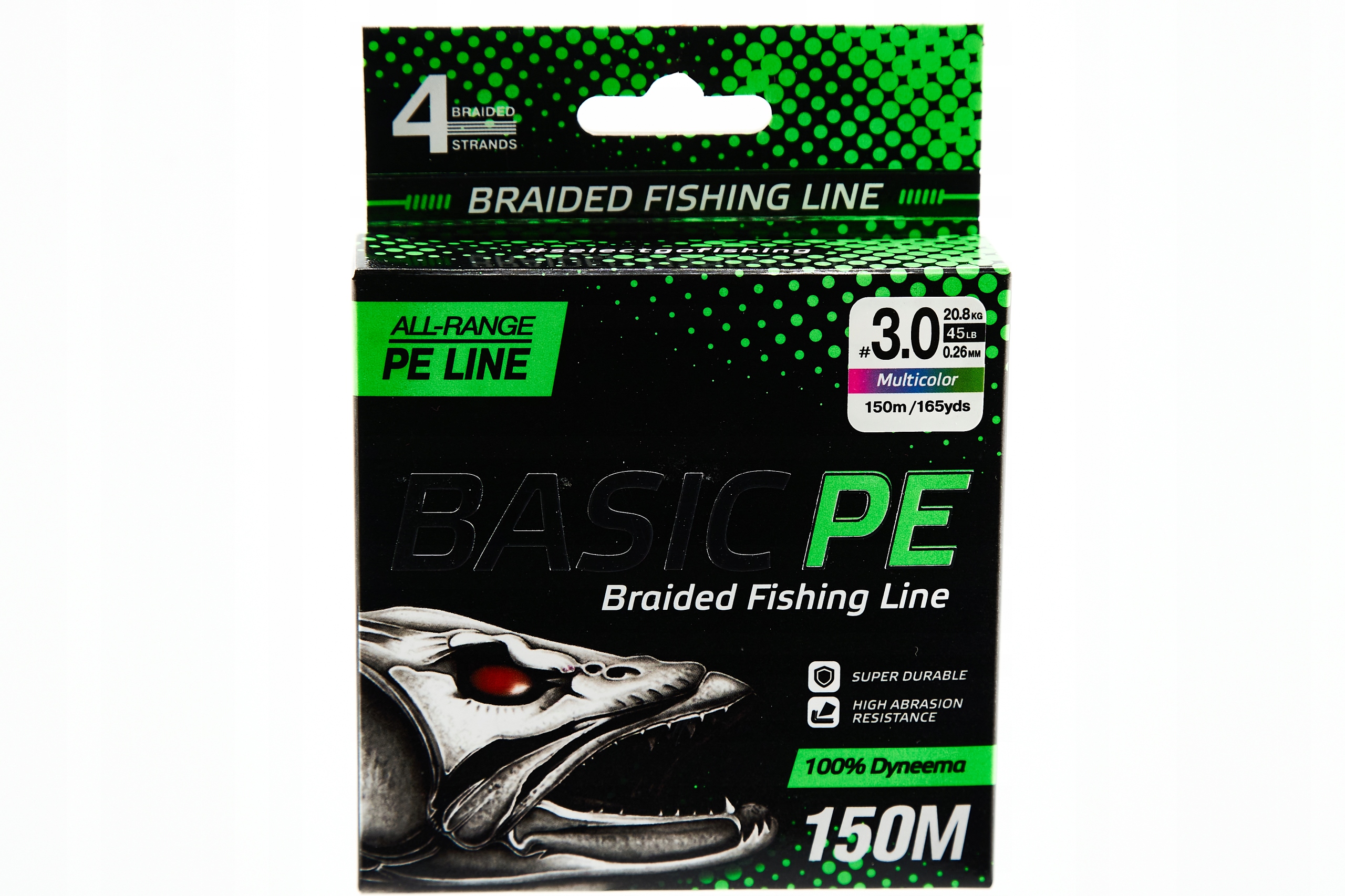 Select Plecionka Basic Pe 4X 0,26mm 150m ciemnozielona