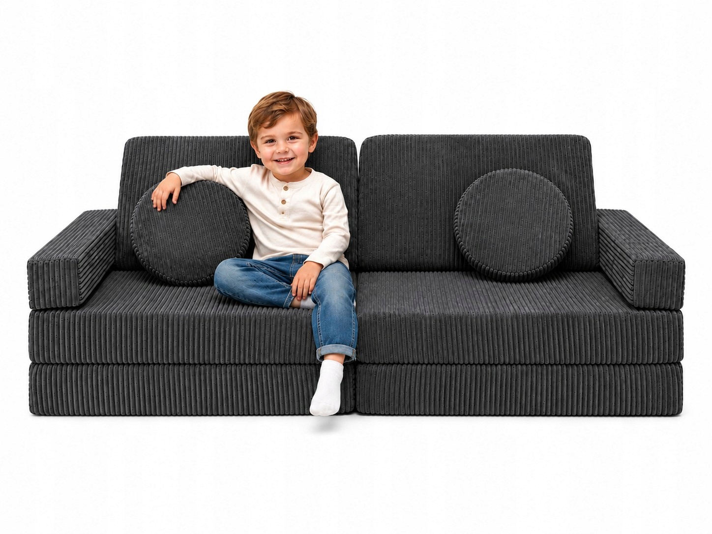 sofa modułowa dla dzieci wielofunkcyjna 162 lekkie elementy klocki piankowe