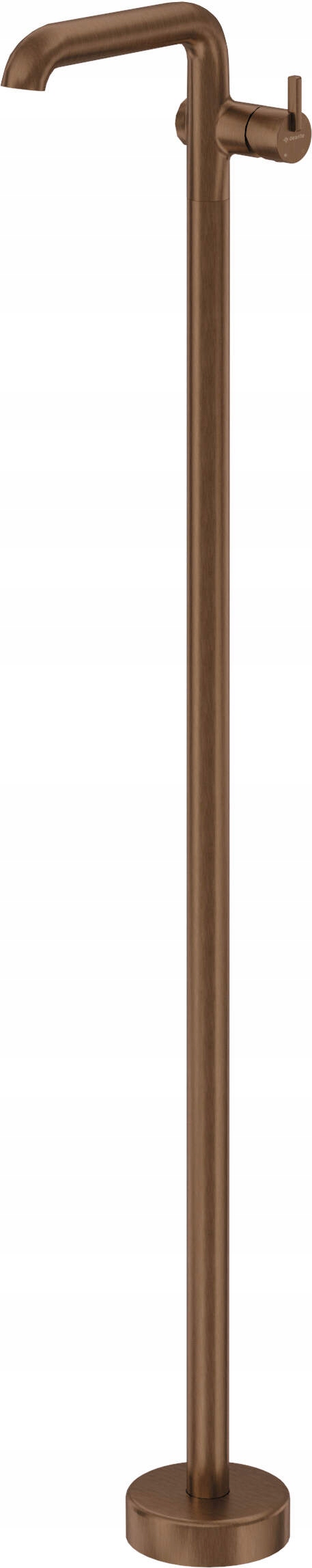 Voľne stojaca umývadlová batéria Deante, brúsená hnedá, 1090 mm