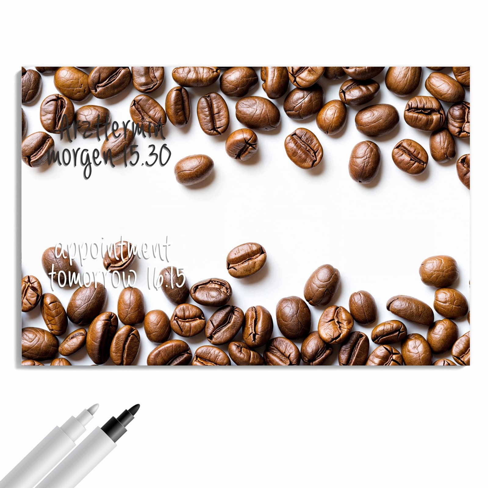 Magnetická tabule Zasněné Zrna kávy 60 × 40 cm