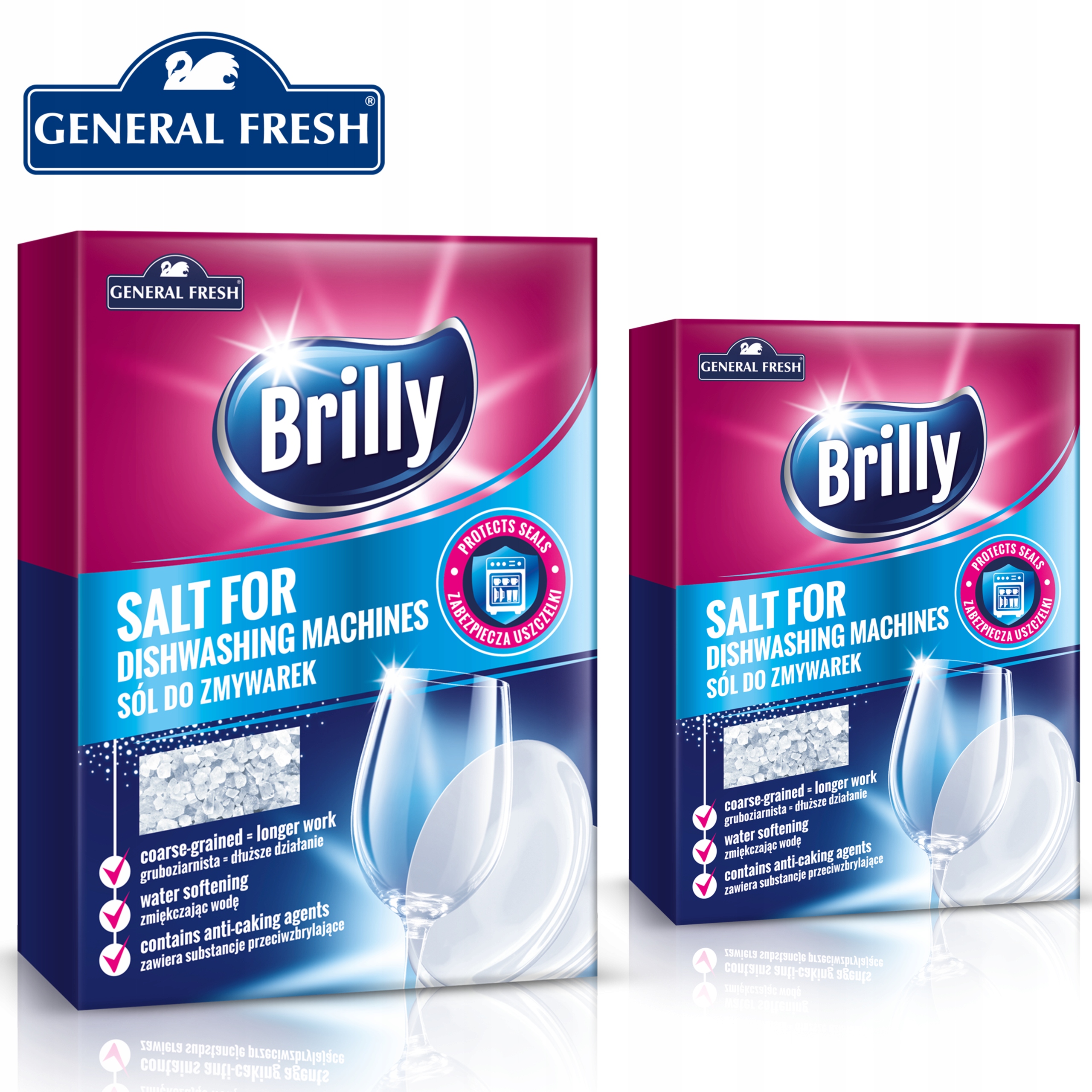 

General Fresh sól do zmywarki 1,5kg Brilly