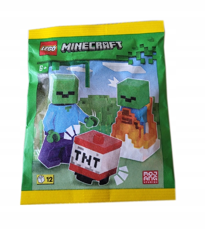 Lego Minecraft 662403 Paper Bag Saszetka Zombie and Baby Zombie Nowy