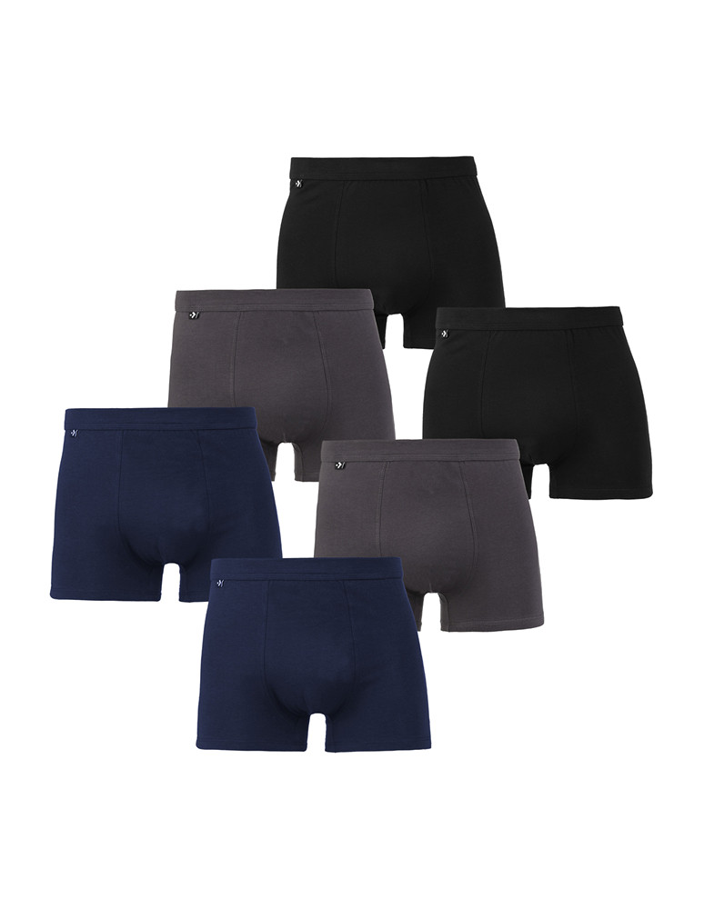 6x Bokserki Męskie Majtki Klasyczne Bawełniane Zestaw Komplet Moraj XXL