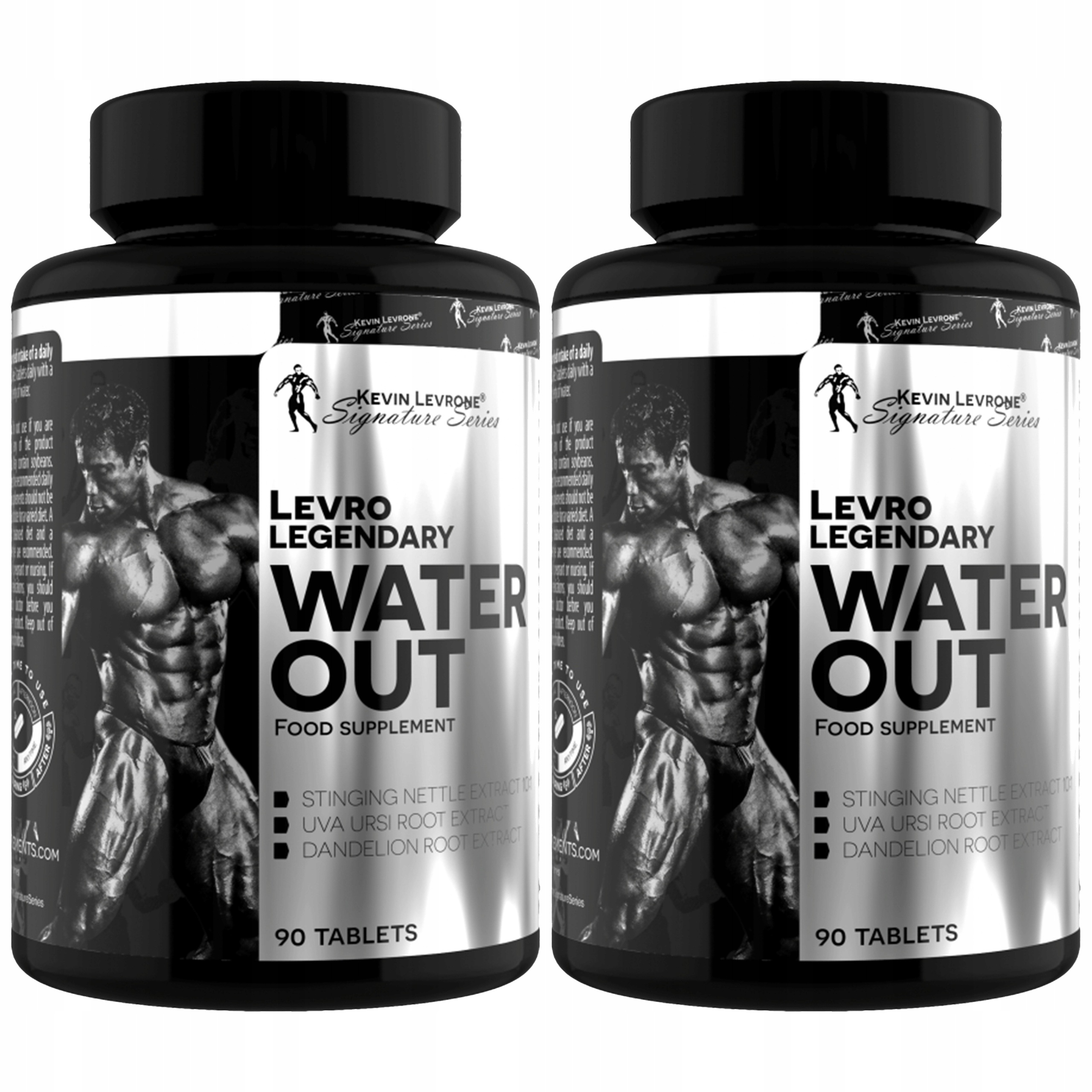 2x Kevin Levrone Water Out 90 tab Redukce vody Detox Diuretikum Kopřiva