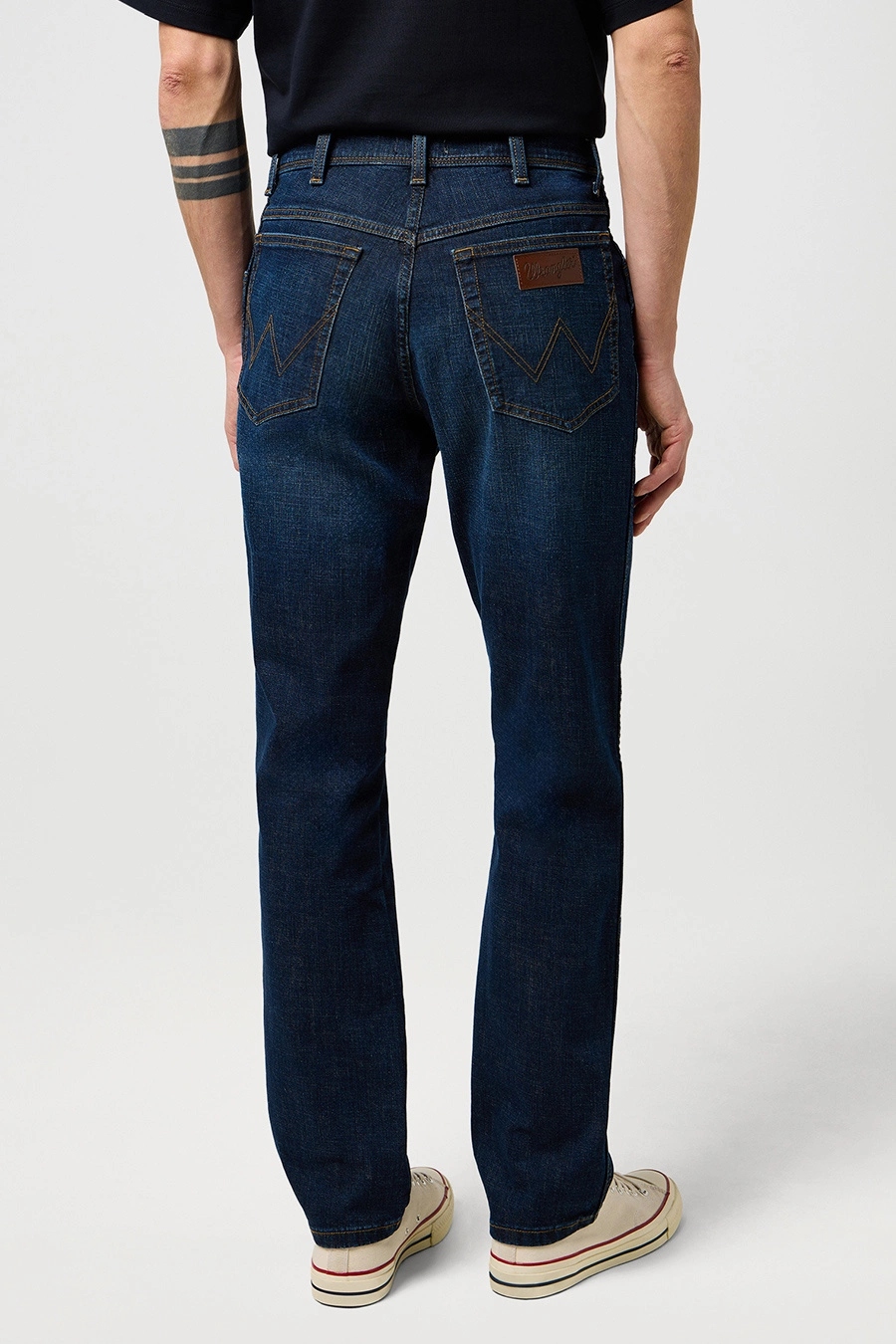 Pánské zúžené džíny Wrangler Texas Slim Saddle Sunset 112371379 33/32