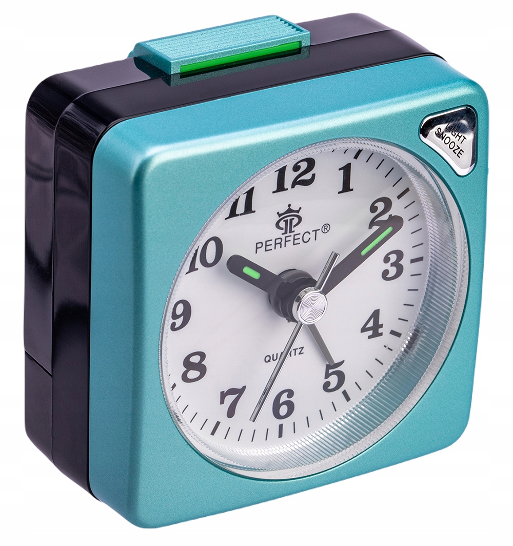 

Budzik Kwarcowy Perfect A 212 C turkusowy snooze