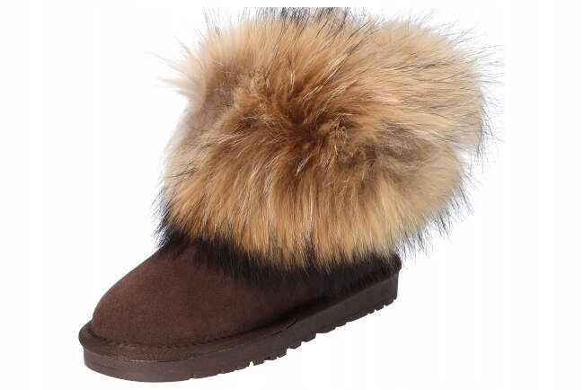 B055 ŚNIEGOWCE EMU BUTY ZIMOWE SKÓRZANE FUTRO C 36 EAN (GTIN) 5904224855529