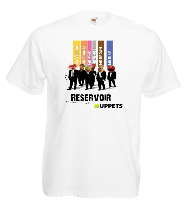 

XL Koszulka Męska Muppets Reservoir Kermit Wzór
