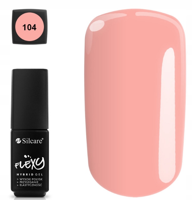 

Silcare Flexy Hybrid Lakier Hybrydowy 104
