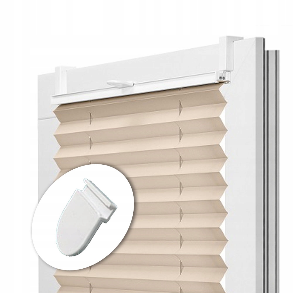 Roleta plisa żaluzja thermo blackout kolor brązowy