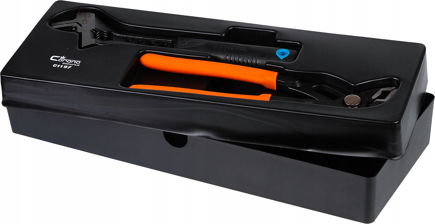 WKŁAD 2el. SZCZYPCE RUR NASTAWNE KLUCZ SZWED 250mm Marka Corona/Richmann