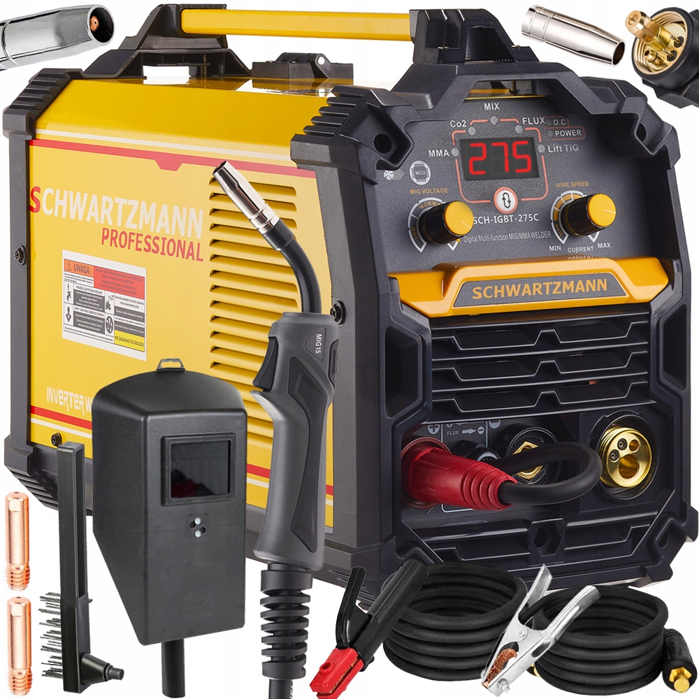 

Spawarka Inwertorowa Migomat Mig Mma Flux Tig 275A