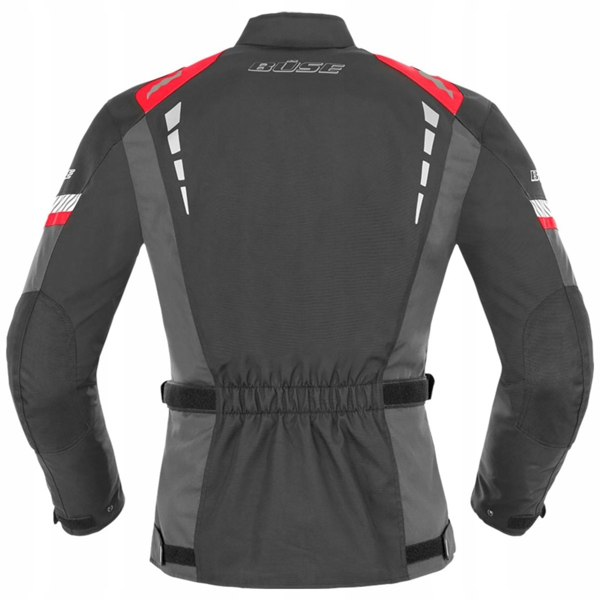 Motocyklová bunda Buse Breno čierno-červená L