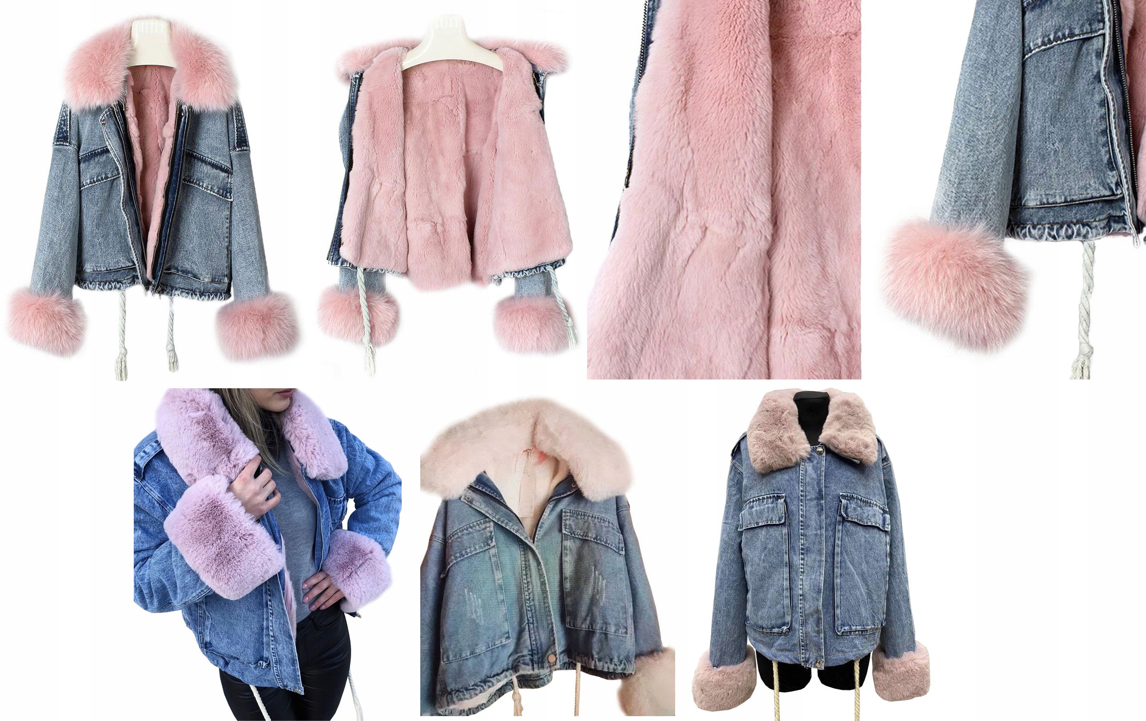 

Kurtka Jeansowa Z Futerkiem Katana Miś Futerko Xs