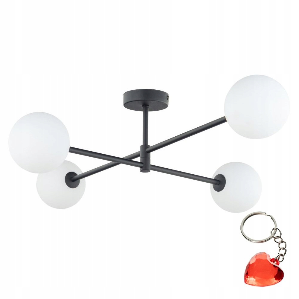 Stropná lampa Sarius Black 4735 Tk Lighting