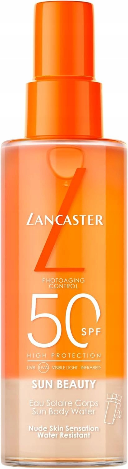 Lancaster Spray Pro Opalování Spf 50 Sun Beauty (vodní Sprej Ochranný Proti Slunečnímu)