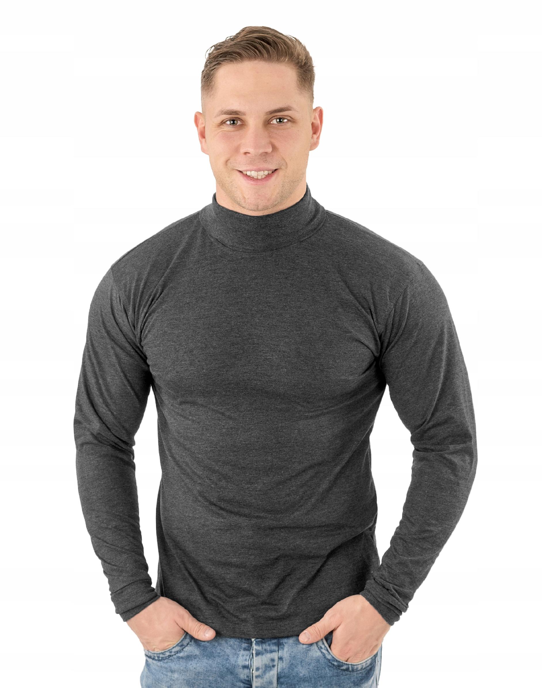 

Elegancki Sweter Golf Męski Golfy Wxm r L antracyt