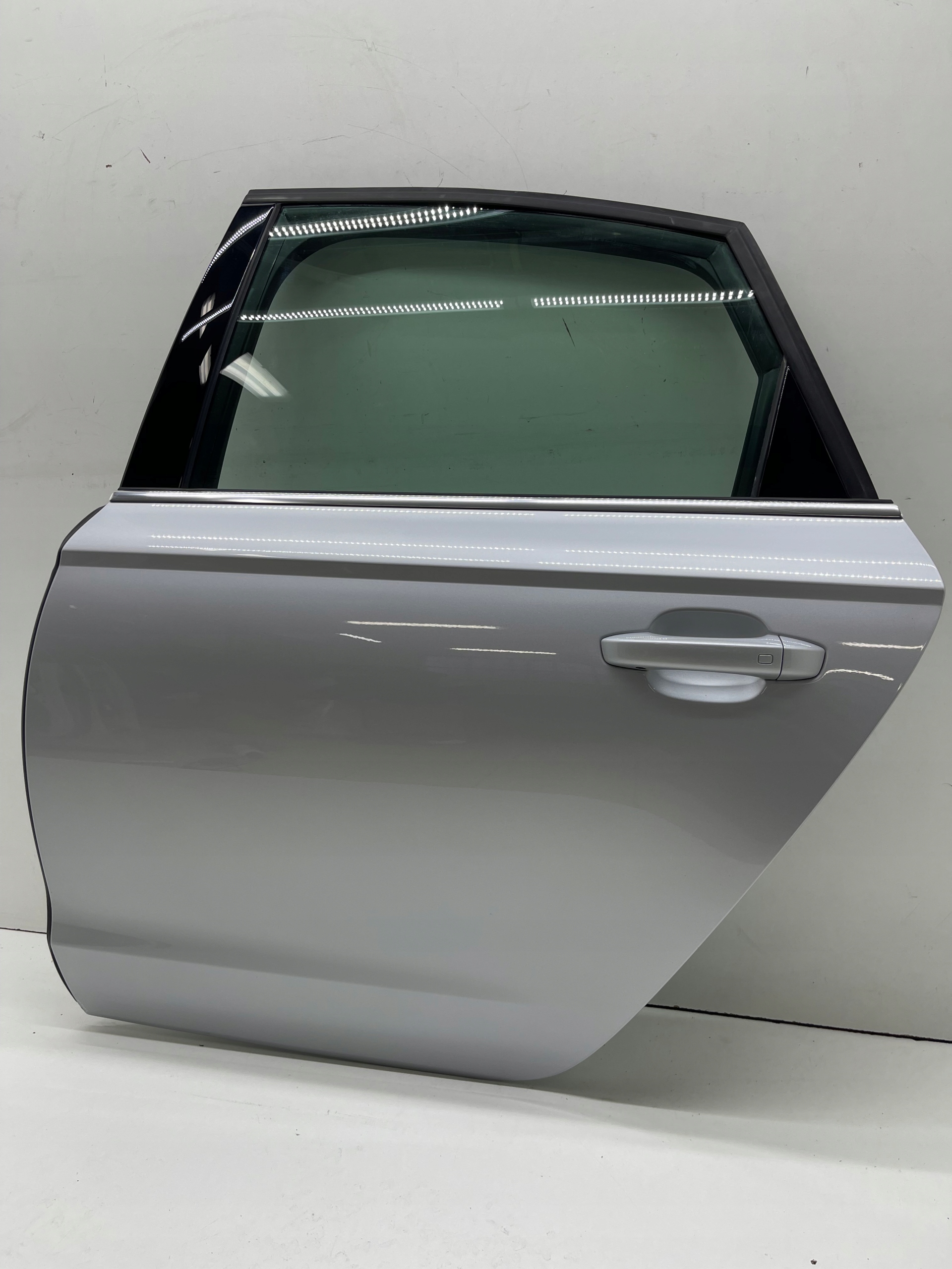 AUDI A6 C7 sedan door left rear part LX7W silver nice complete