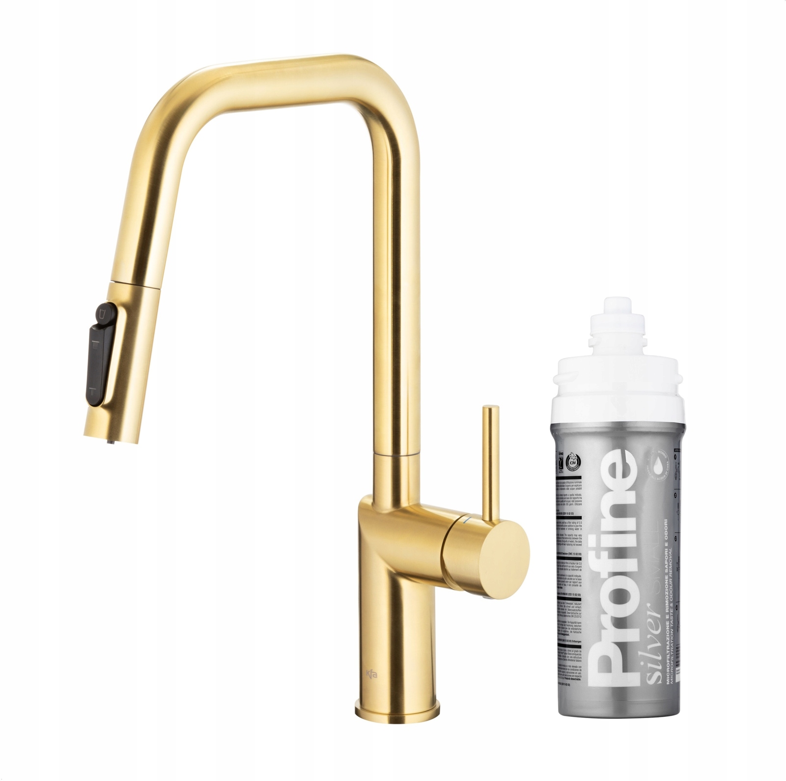 Kfa Kuchynská Batéria Duero Pure Style Profine Silver S Brushed Light Gold