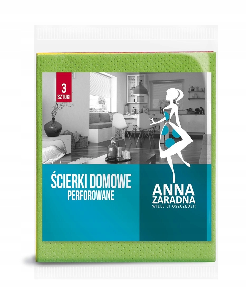 

Ścierki domowe perforowane 3szt Anna Zaradna