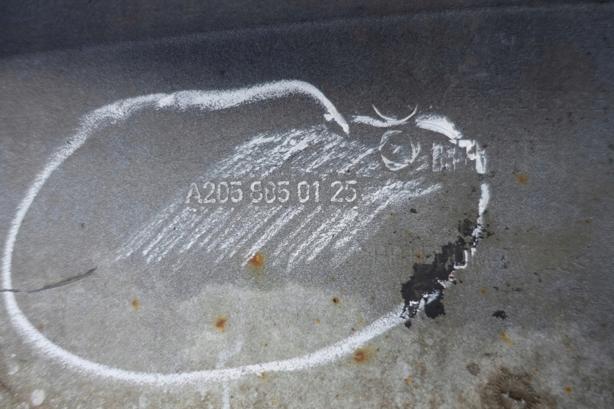 bumper front front MERCEDES C W205 A2058850125