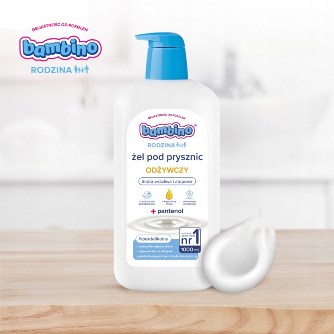 BAMBINO Rodzina Żel pod prysznic odżywczy, 1000 ml Wielkość Produkt pełnowymiarowy