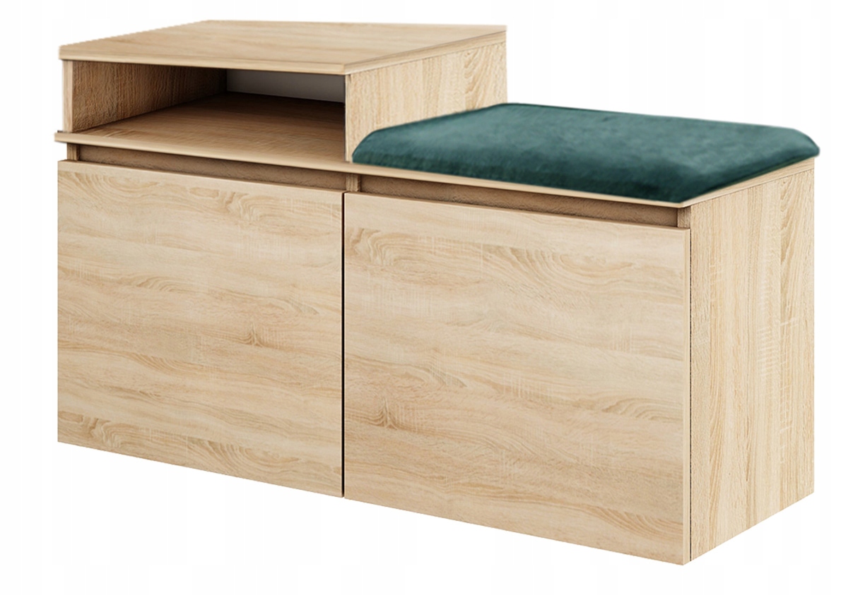 

Szafka Na Buty Półka Megan 2N Sonoma Morski Panel