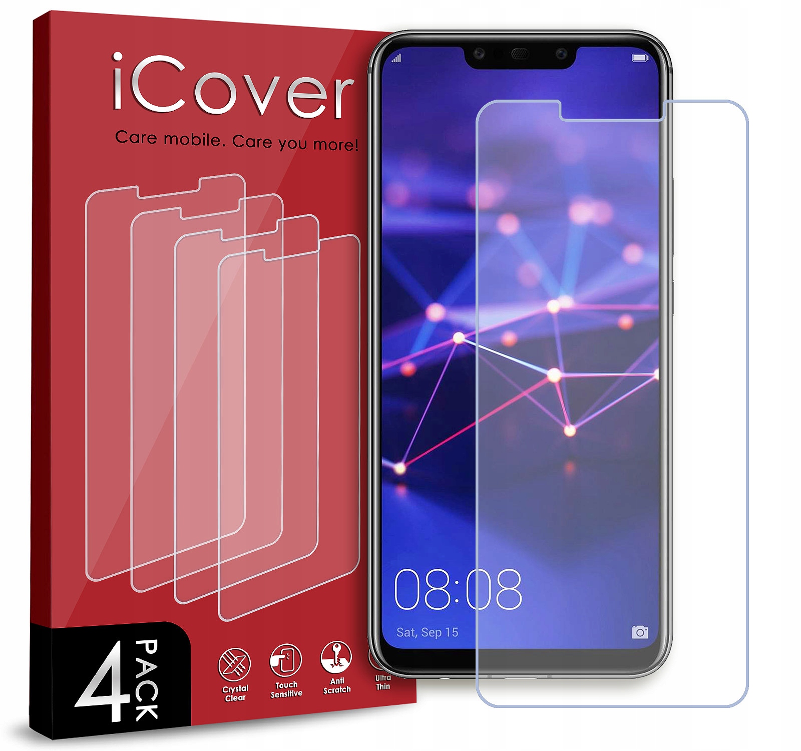 ETUI DO HUAWEI MATE 20 LITE WZORY + SZKŁO 4SZT Marka Inna