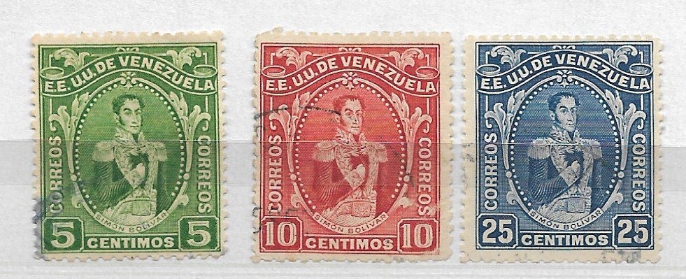 Wenezuela, Mi: VE 93-95, 1914 rok
