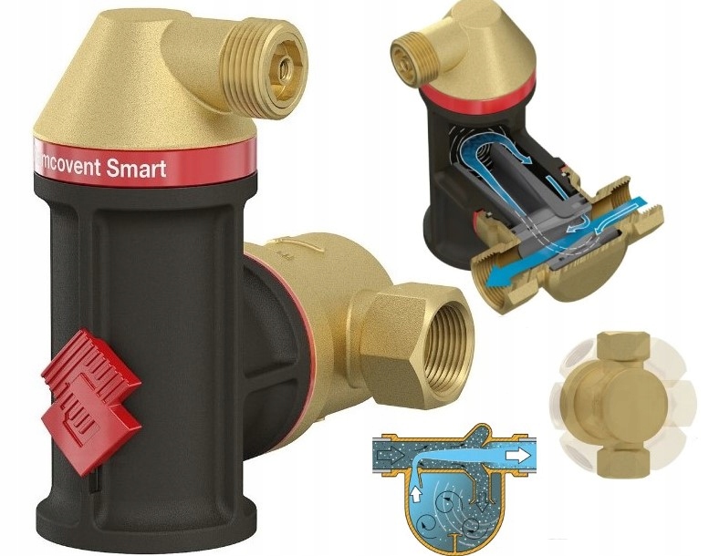 

Separator powietrza Flamcovent Smart 1" 30003