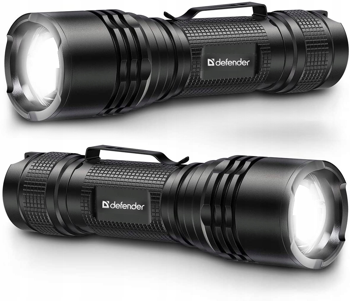 

Latarka Led Metalowa kompaktowa z klipsem Defender