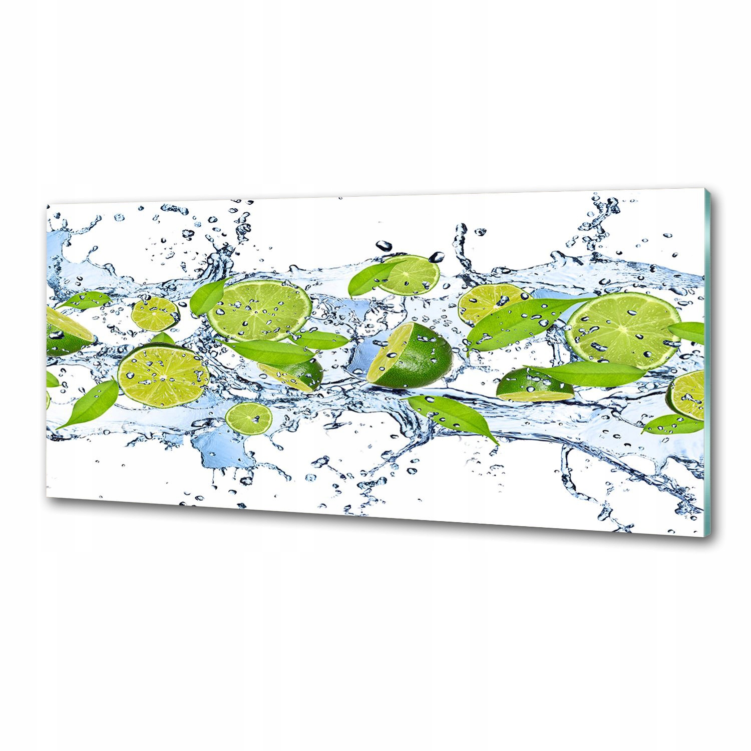 Panel do kuchyne Limetka a voda 125 x 50 cm Lepidlo