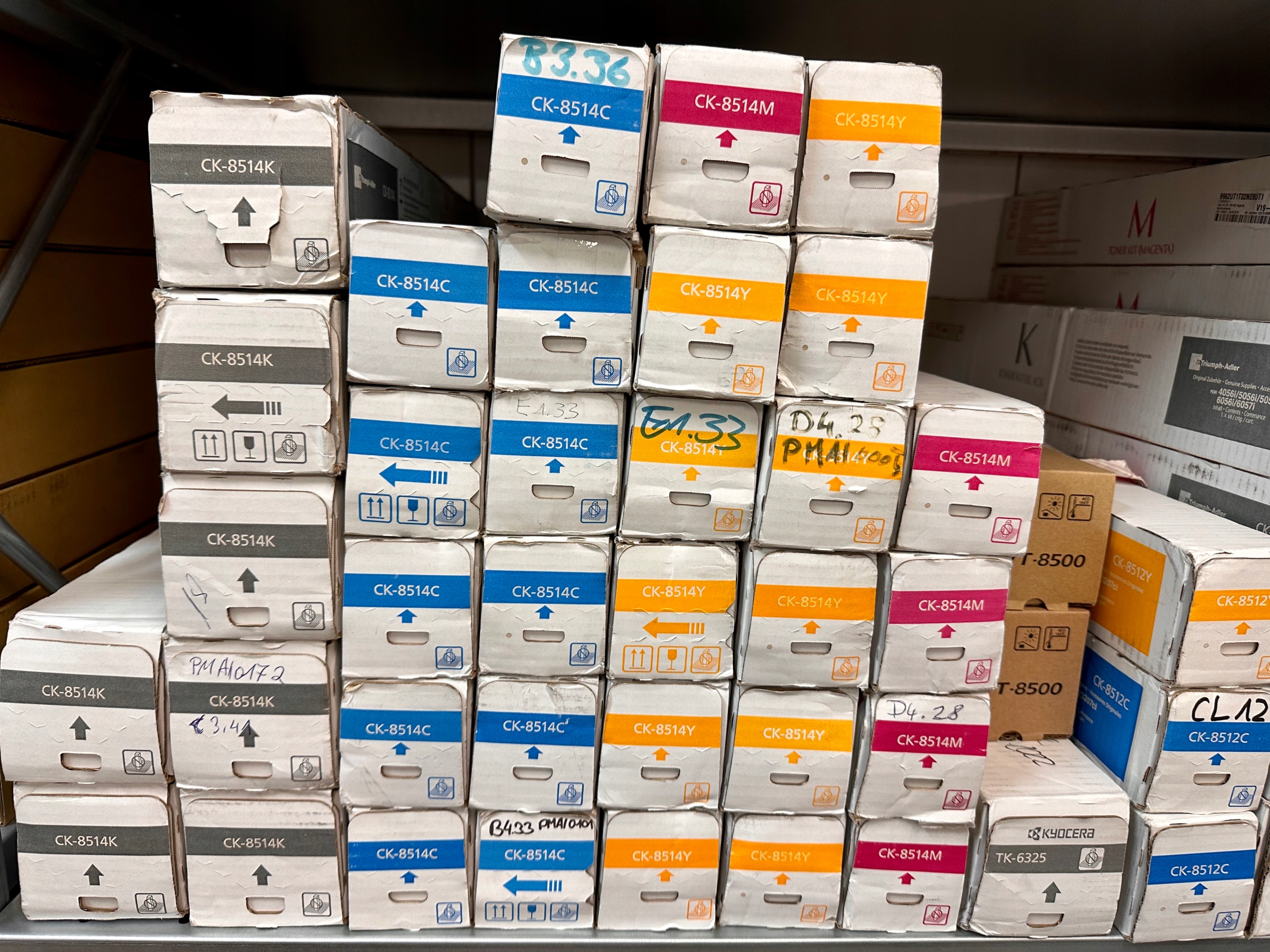 Toner Utax CK-8514 Yellow Originál Utax 5006 Ci