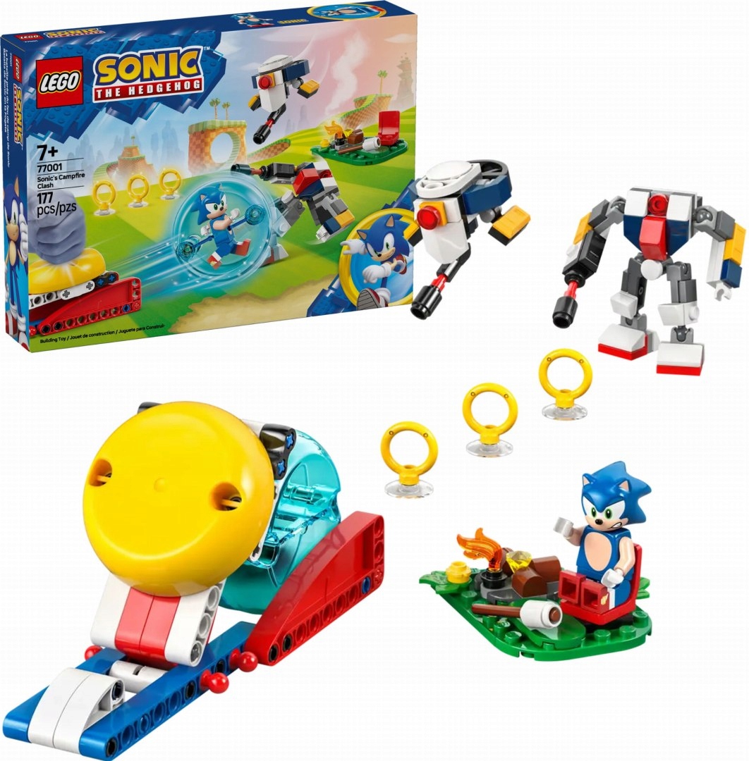 77001 Lego Sonic the Hedgehog Sonic a bivakovací bitva