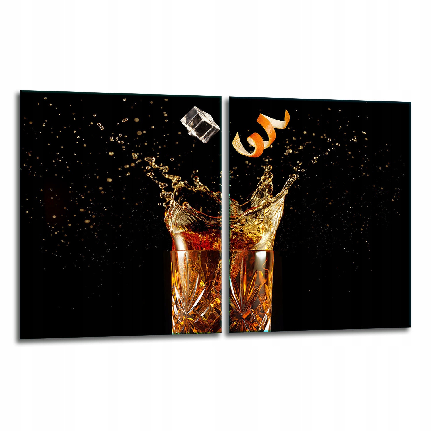 2x Ochranná Skleněná Deska Na Sporák 40x52 Drink 7v1