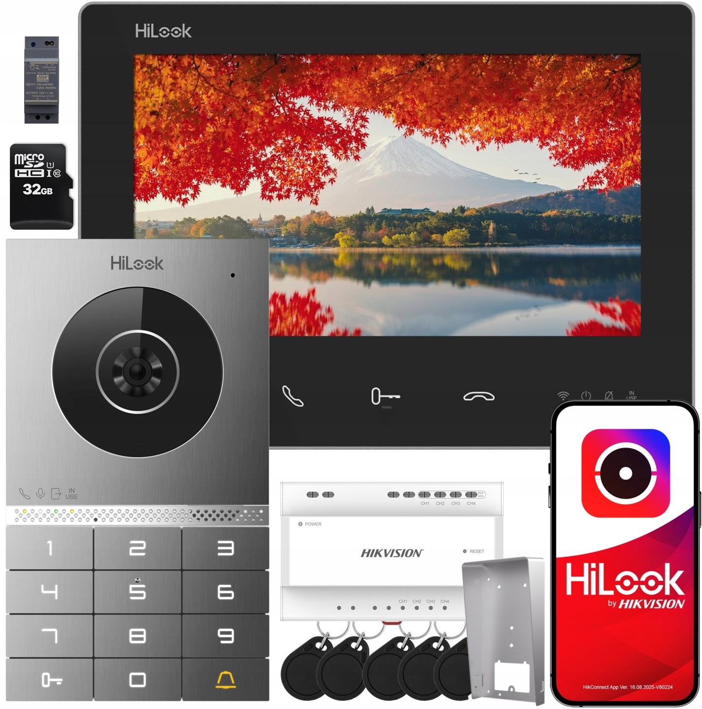 Videovrátnik Hilook By Hikvision HD-VIS-02-K Čítačka Šifrátor Aplikácia