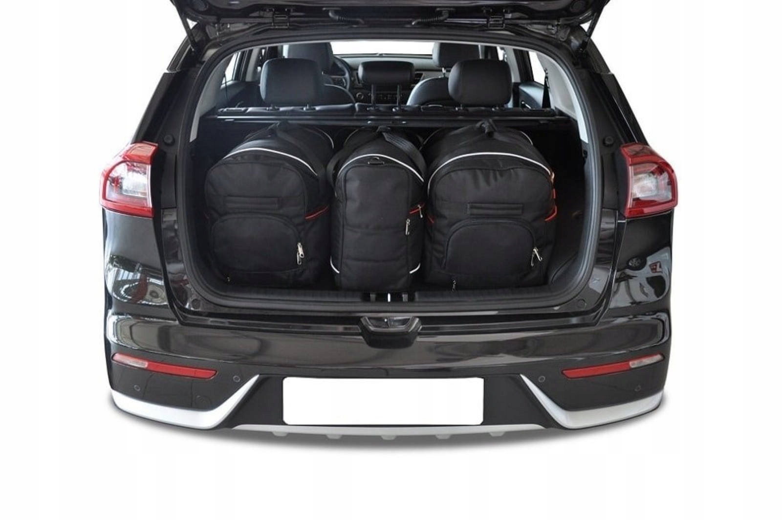 J&j Automotive Sada 3ks cestovných tašiek Aero pro Kia Niro 2016+