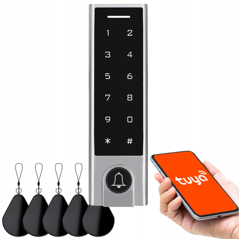 Force kódová klávesnice pro brány KP-1CH-S-WIFI, Tuya, Šifrovač, Karty Rfid