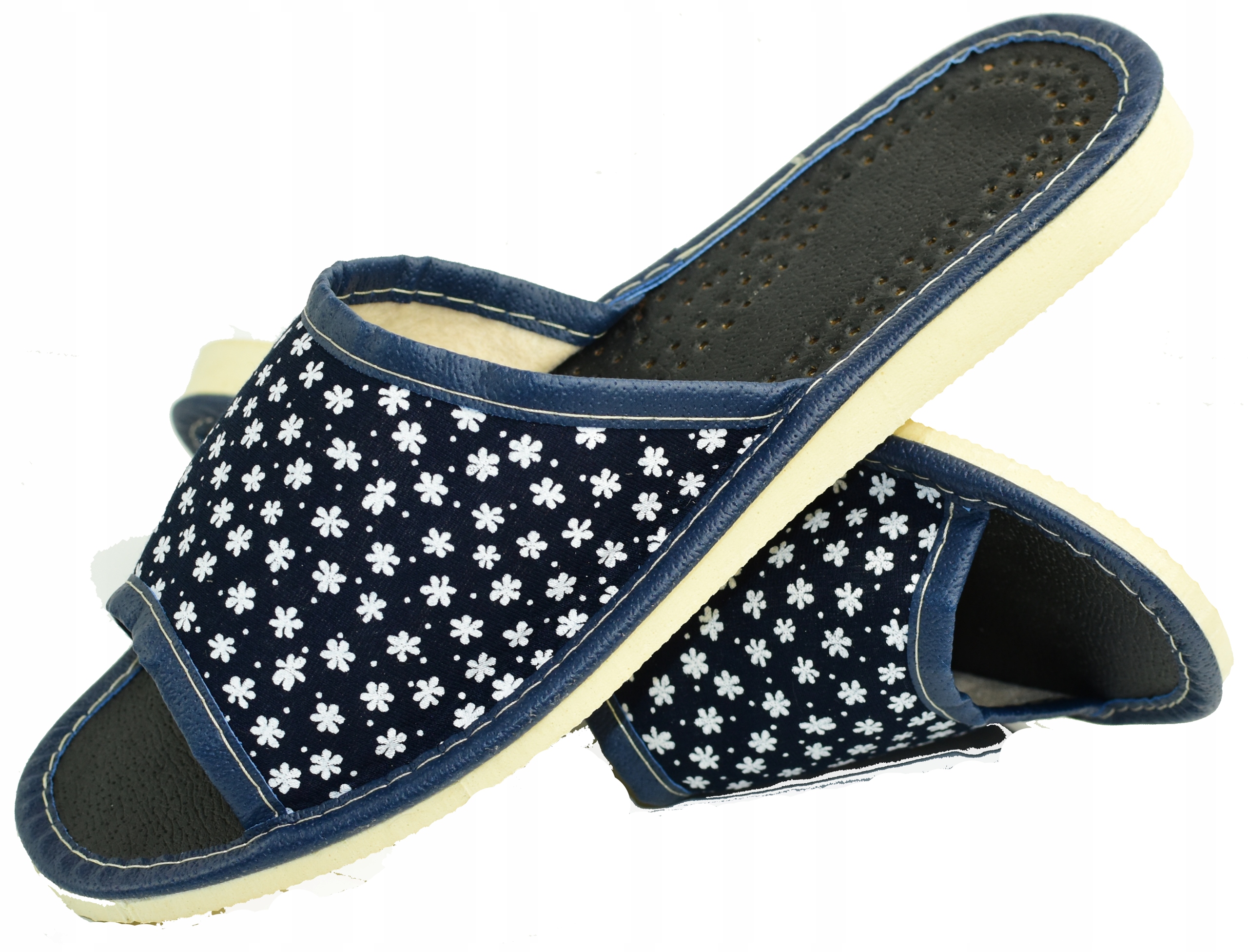 KAPCIE PANTOFLE KLAPKI DOMOWE DAMSKIE CIAPY r. 39 - 25 cm Marka inna