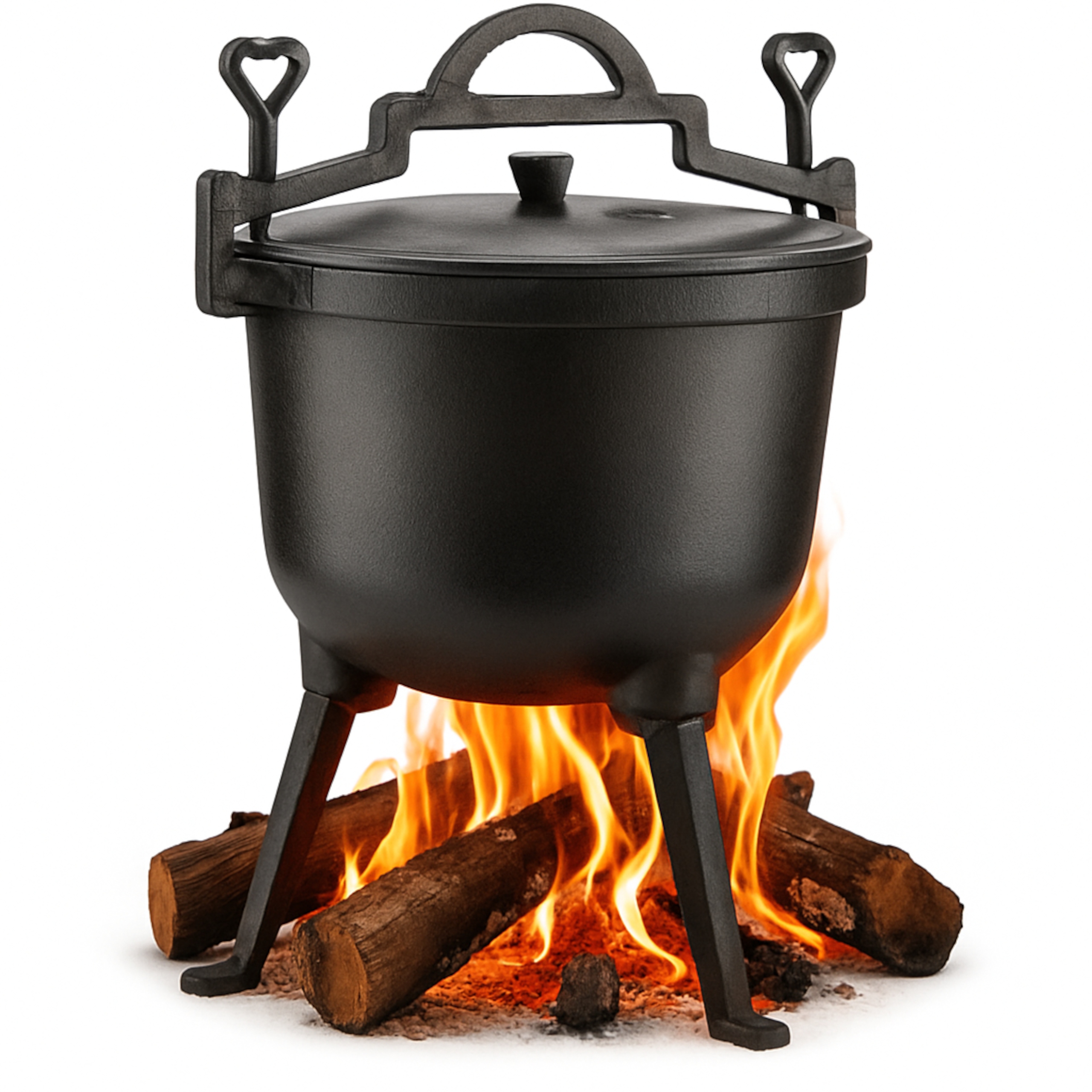 Kociołek Żeliwny Kociołek Myśliwski Węgierski Na Ognisko 8L Garnek Grill