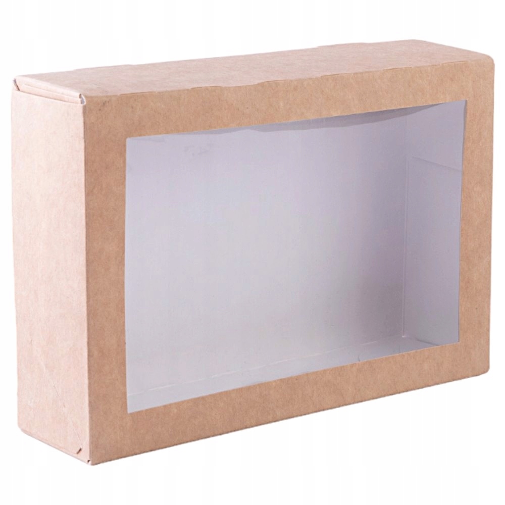 Papírová krabička s okénkem 260x190x60 mm 100 ks Sup