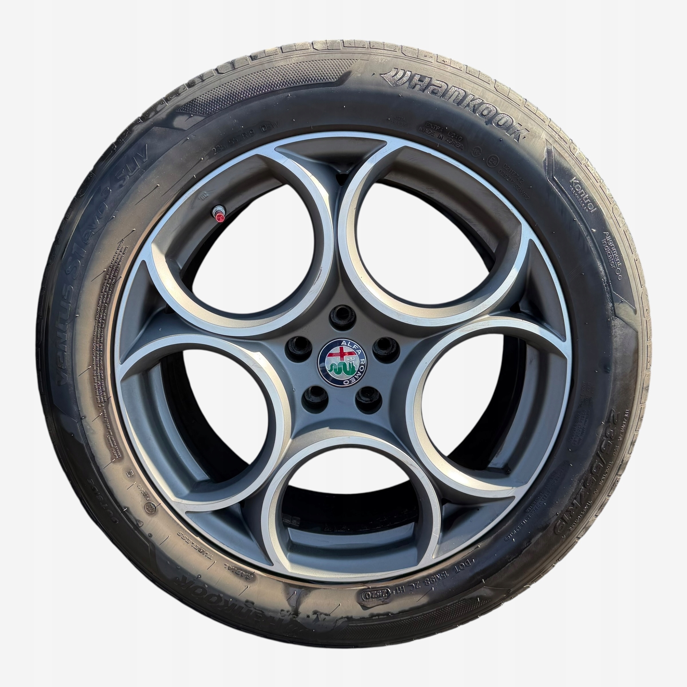 felgen Reifen Räder Reifen ALFA ROMEO STELVIO HANKOOK 235/55/19" 4MM Sommerreifen