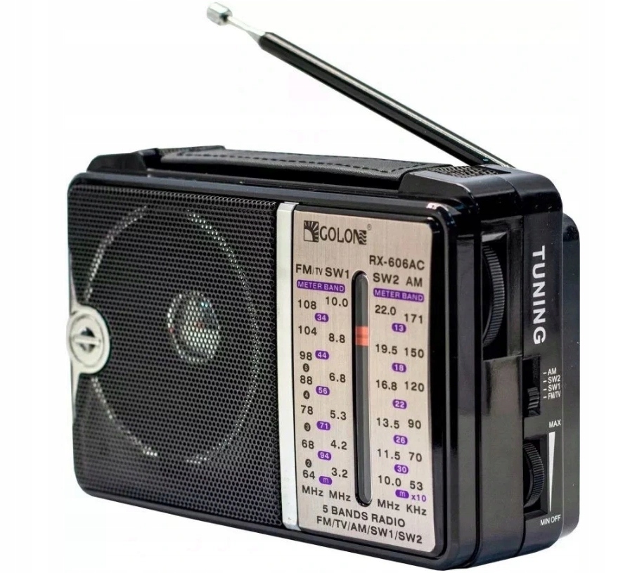 Radio kuchenne budowlane FM przenośne sieciowe SD USB MP3