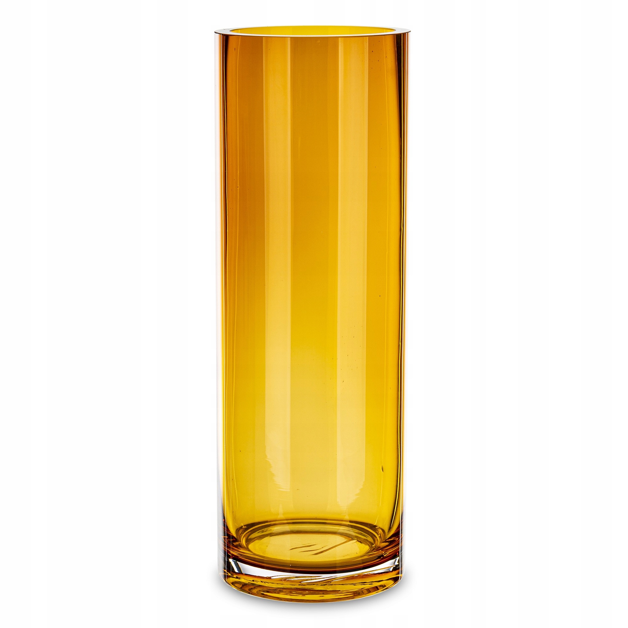 Váza flakon skleněný obal květiny minimalismus oranžový boho sklo