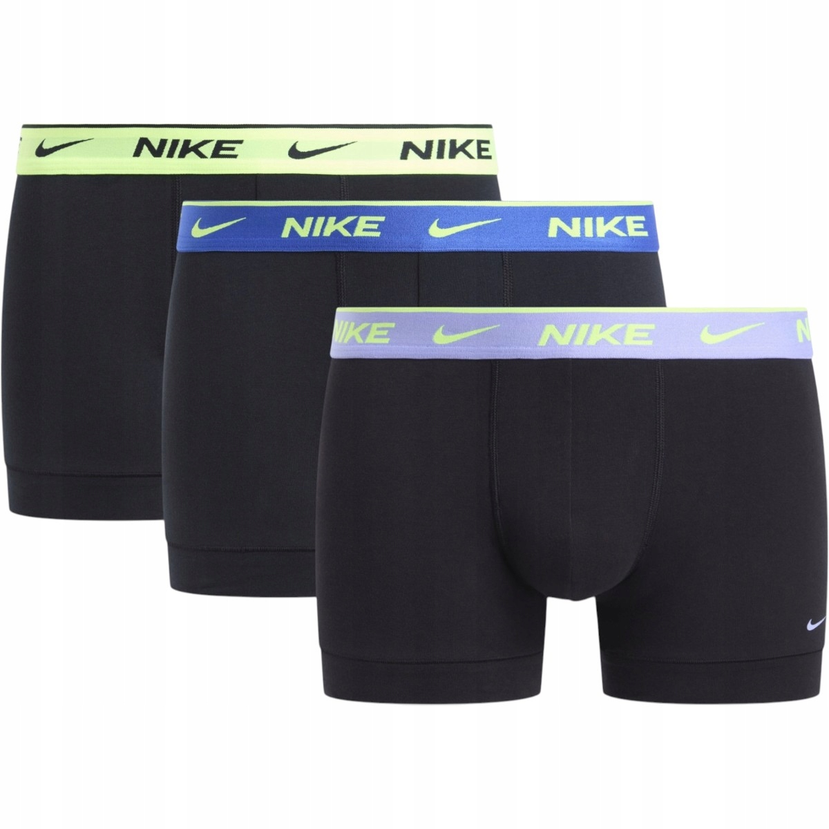 Nike Pánské Boxerky Slipy Trunk 3PK Černé vel. L