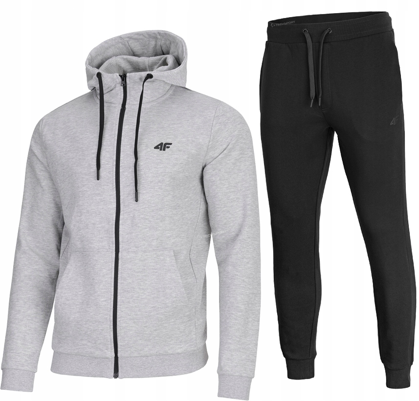 

4F Męski Dres Bawełna Komplet Bluza Spodnie M