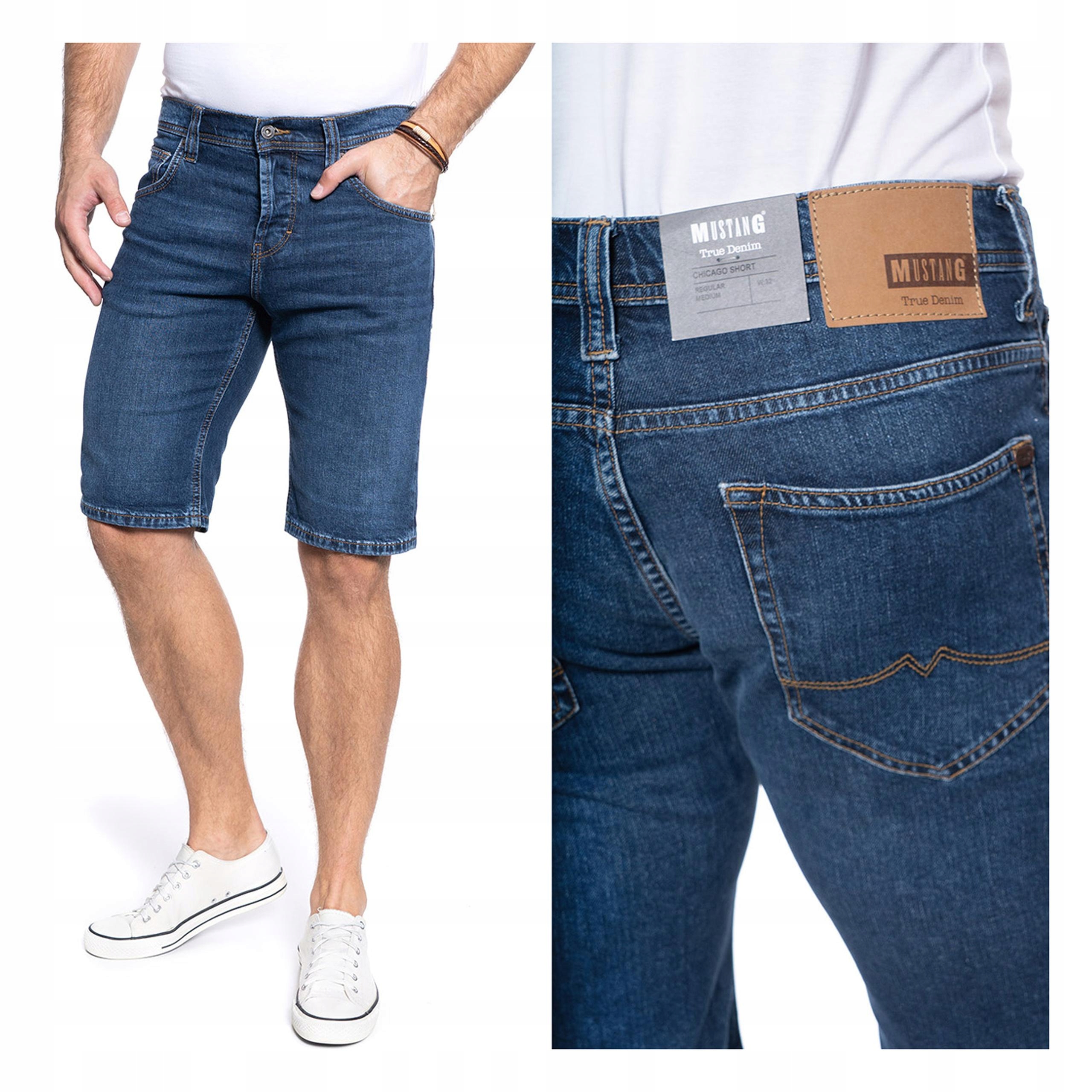 Mustang Chicago Pánské Krátké Kraťasy, Šortky W30